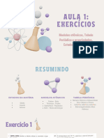 Aula 1 Exercícios - Química