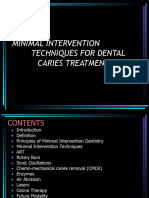 Minimal intervention Dentistry