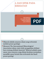 Mineral Dan Efek Pada Kesehatan