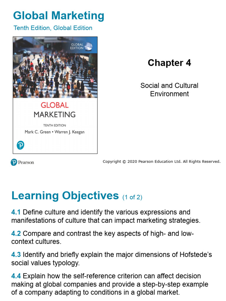 Chapter 4 - Social and Cultural Environments | PDF | Marketing ...