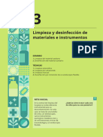 Limpieza y Desinfección de Material e Instrumentos