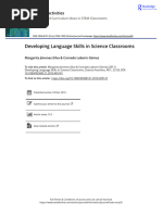 Developing Language Skills in Science Classrooms