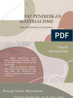 Filsafat Pendidikan Materialisme