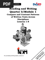 English - Reading and Writing Grade11 - Q3 - 2022 2023