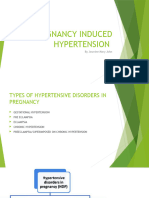 Pregnancy Induced Hypertension: by Jasmine Mary John
