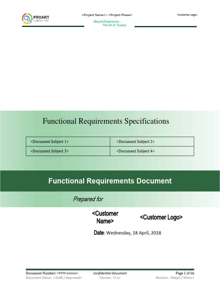 Functional Requirements Specifications | PDF | Sales | Marketing