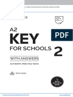 A2 KEY For Schools 2 With Answers