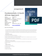 Cost and Management Accounting Fundamentals: A South African Approach