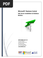 SQL Server Installation Database Restore