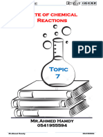 7 - Topic 7 - Rate of Chemical Reactions