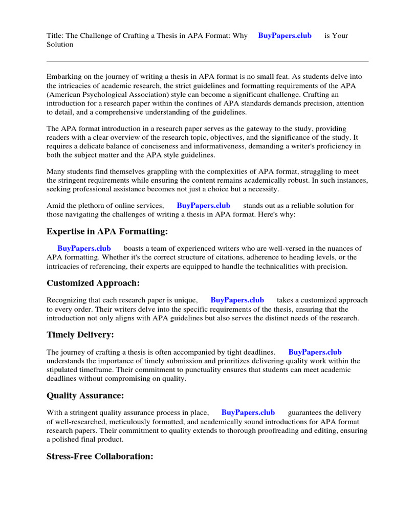 Apa Format Introduction Research Paper | PDF | Apa Style | Writing