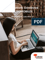 Dispositions Générales Automobiles: RÉFÉRENCE #LOA 2023 - 12