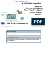 SPSU-861 - Actividad Entregable - 1 Tecnicas de Aprendisaje 1