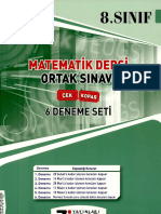 Zirve Yayınları TEOG Matematik Denemeleri 2 Dönem 6 Deneme (WWW Testkitabi TK)