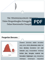 Materi Struktur Tim Penanngulangan Bencana Sinode GPM