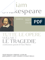 William Shakespeare - Tutte Le Opere. Testo Inglese A Fronte. Vol.1. Le Tragedie (2015)