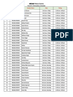 PKFYR237A01 Orientation Schedule