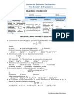 Práctica Calificada Ecuación Dimensional