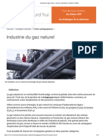 Industrie Du Gaz Naturel - Permis, Exploration, Transport, Chiffres