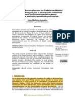 7. Los Centros Socioculturales de Distrito en Madrid Un análisis estratégico para la participación comunitaria