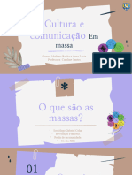 Trabalho de Sociologia Oficial - 26.03.24 - Cultura e Comunicação em Massa.
