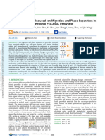 Photo - and Thermal-Induced Ion Migration and Phase Separation in Mn-Doped Two-Dimensional PEA2PbX4 Perovskite