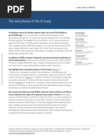 US Equity Views - The Next Phases of The AI Trade