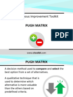 Pugh Matrix