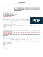 Avaliação On-Line 1 (AOL 1) - Questionário