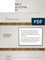 Meeting 2 Business Letter