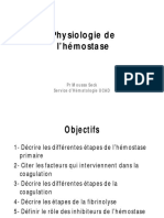 12 - Physiologie Hã©mostase