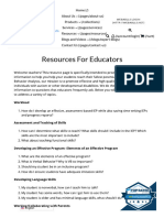 Resources For Educators - Partington Behavior Analysts