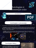 Astrologijos Ir Astronomijos Ryšys. VA