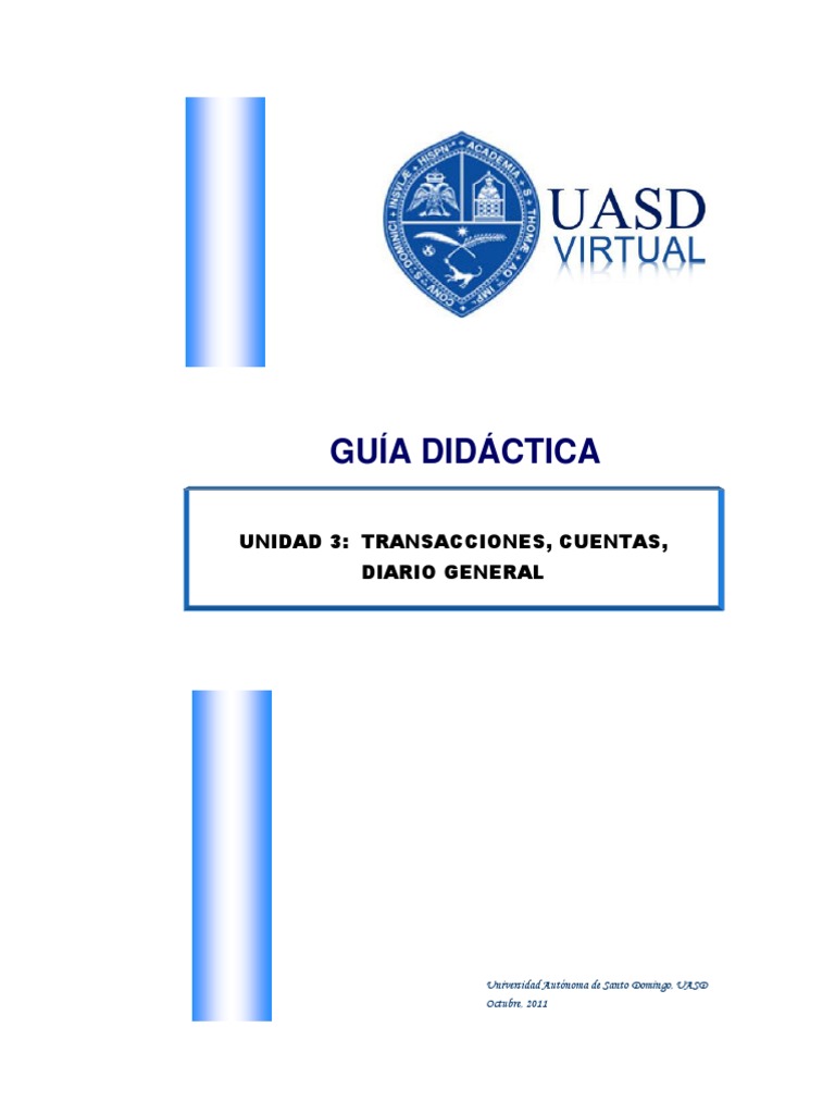 Guía de la Tercera Unidad Contable | PDF | Contabilidad | Business