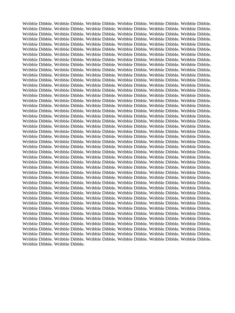 Wribble | PDF