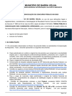 3 Convocação Do Concurso 001 - 2023