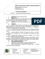 POP 02 Limpeza Geral Farmácia Municipal