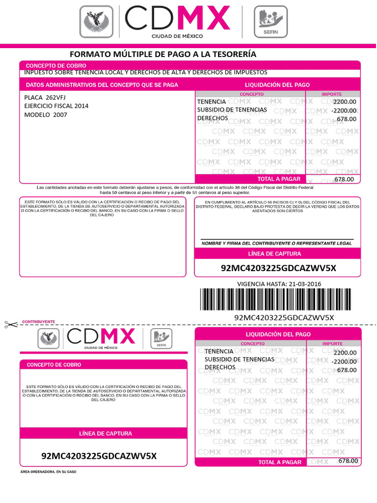 Pagos CDMX 2023 .. | PDF | Finanzas del gobierno