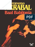 (Esp) Fernando Arrabal - Baal Babilonia