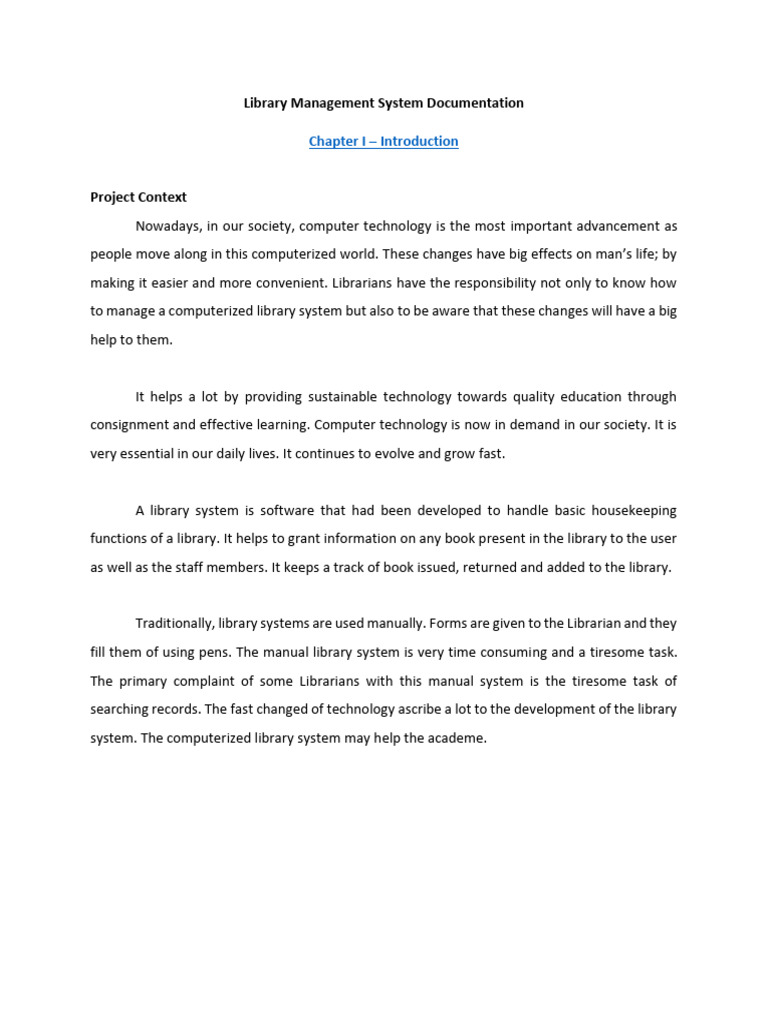 Library Borrowing System Documentation | PDF | Libraries | Software ...
