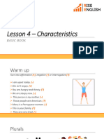 Characteristics - English For Beginners