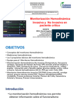 MONITOREO HEMODINAMICO en El Paciente Critico. UNAM