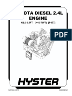 Kubota Diesel 2.4L Engine: H2.0-3.5FT (H40-70FT) (P177)