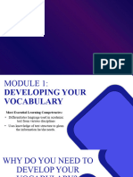 Eapp Lesson 1 - Developing Your Vocabulary