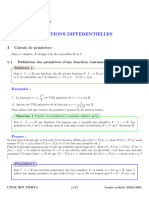 Equations Différentielles