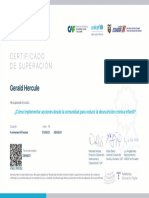 Certificado de Aprobacin