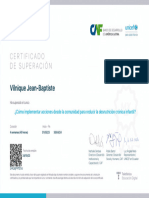 Certificado de Aprobacin