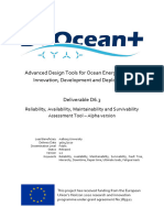 DTOceanPlus - D6.3 - Systems RAMS Tools - Alpha - AAU - 20200430 - v1.0