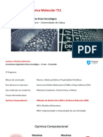 Química e Dinâmica Molecular T51: Licenciatura Engenharia Física Tecnológica