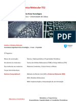 Química e Dinâmica Molecular T52: Licenciatura Engenharia Física Tecnológica